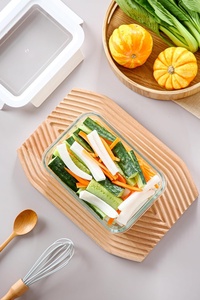 Recipientes de Vidrio Herméticos para Preparación de Comidas (Juego de 4), Libres de BPA, Aptos para Horno/Microondas/Congelador/Lavavajillas - Product Image 6