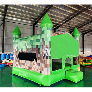 Castillo Inflable Comercial de PVC para Niños, Cubo Verde de 13x13, Uso Interior y Exterior, Garantía de 3 Años - Product Image 2