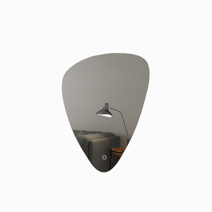 Water Drop Shaped <strong>Frameless</strong> Bathroom <strong>Mirror</strong> with Adjustable Touch Screen Light Smart <strong>Mirror</strong> with Luminous Water Drop Design - Product Image 4