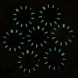 Accessoires de montre chinois NH35 31,8 mm, cadran en chêne modifié <span class=keywords><strong>Seiko</strong></span>, clous argentés, luminescence verte - Product Image 2