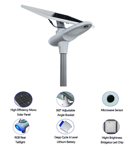 Meilleures lampes solaires LED tout-en-un de haute qualité pour éclairage extérieur de rue, 4000LM - Product Image 5