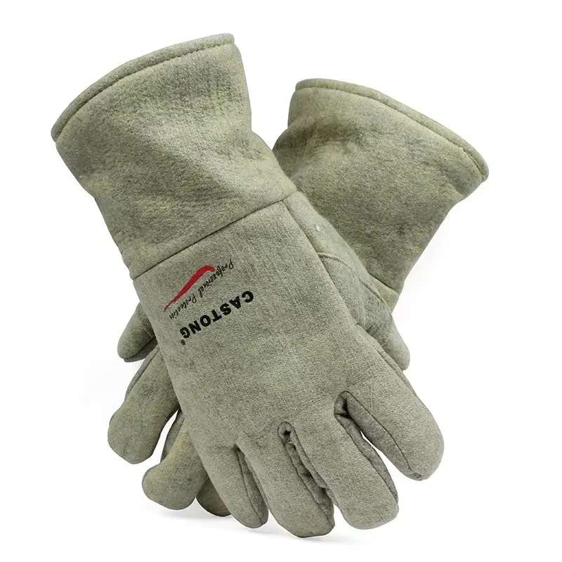 Caston ABG-5T-34 high temperature 500 degrees anti-scalding flame retardant welding gloves