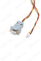 Cable Serial Personalizado DB9 RS232 RS485, Conector DB9 Hembra a JST de 3 Pines para PLC, Servo, Automatización Industrial y Depuración