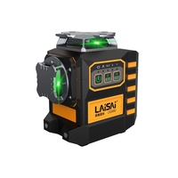 Niveau Laser Laisai LSG6682 Lignes Croisées 360 Auto-Nivelant 12 Lignes Vertes Équipement d'Arpentage 3D Niveau Optique