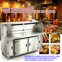 Vente directe usine – Extracteur d'air mobile en acier inoxydable CE écologique pour cuisine commerciale, idéal pour les bars et les restaurants de barbecue