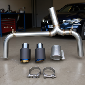 Sistema de Escape Tuning con Silenciador Trasero para BMW 335i F30 435i F32 con Punta de Carbono - Product Image 2