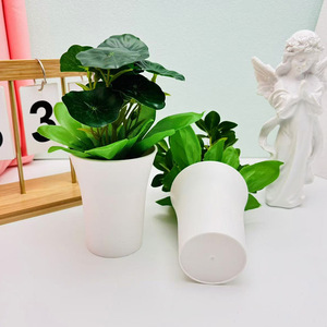 Plante artificielle verte Bonsaï 20cm de hauteur, décoration de bureau, fausse plante en pot pour la maison, le bureau, l'hôtel - Product Image 3