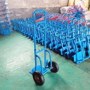 OEM Heavy Duty 150kg Marco de acero Carro de mano Plegable Convertible Plataforma Carro de transporte Goma Metal Saco Camión Carretilla <span class=keywords><strong>Dolly</strong></span> - Product Image 5