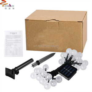Giáng sinh Bong Bóng Đèn năng lượng mặt trời Cây giáng sinh đèn không thấm nước dẫn năng lượng mặt trời chuỗi đèn ngoài trời Cây giáng sinh trang trí - Product Image 5