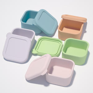 Contenitore per Pranzo Senza BPA, <span class=keywords><strong>Bento</strong></span> Riutilizzabile, Piccolo Contenitore per Snack, Contenitori per Alimenti con Coperchi - Product Image 1