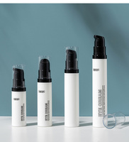 Flacons de crème pour les yeux cosmétiques personnalisés de luxe en PP avec pompe sans air, 5 ml, 7,5 ml, 10 ml, 15 ml