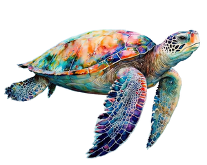 Kit de iniciación <span class=keywords><strong>para</strong></span> adultos <span class=keywords><strong>tortuga</strong></span> marina animales trabajo hecho a mano dibujos animados lienzo 40x50cm pintura acrílica por números DIY decoración del hogar - Product Image 1