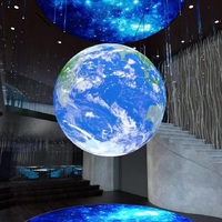 Pantalla LED Esférica Personalizada de 360 Grados, Globo de Video con Alto Brillo P2.0 para Presentaciones en Pared