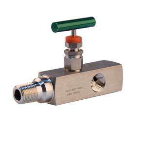 Манометр корневой клапан разные порты манометр клапан - Product Image 3