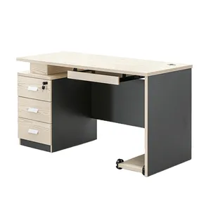 foshan factory wholesale high density Good quality computer desk Wood Desk Writing Table Office Desk office table with drawers
