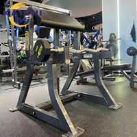 Banc de musculation Preacher Curl à charge libre pour entraînement des biceps, usage commercial, en acier, réglable, équipement de gym pour la musculation des bras