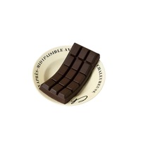 Jouet anti-stress en bloc de chocolat en gros, à rebond lent, en PU souple, imitation fromage et beurre, cadeau de bureau