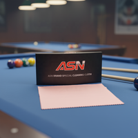 R-CGB ASN Chiffon de nettoyage pour queue de billard, technologie brevetée allemande, réparation des rayures, brillance intense, 4 couleurs, logo personnalisé, serviette de billard, vente en gros