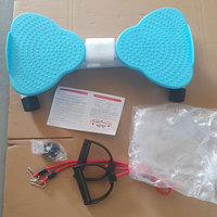 Mini Flexible Fitness tirer corde soutien taille torsion plaque disque exercices Double tuyau en acier métal taille torsion disque Machine