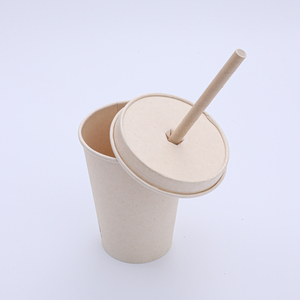 disposable paper lids 100% degradable Bagasse Sugarcane for hot drink packing paper coffee cup cover