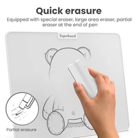 Tableau blanc magnétique sans encre à microcapsules, taille 15 pouces, sans poussière, réutilisable, certifié CE ROHS EN71 CPC