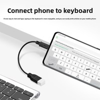 Cable de Datos OTG Tipo-C con Adaptador USB 3.0 Hembra para Carga y Transferencia de Datos a Teléfonos Inteligentes y Tabletas
