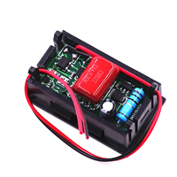 Voltmeter Tegangan Motor Mobil, Tester Voltase Digital LED 0.56 "2 Kawat, DC 5V-120V 5V 12V 24V 48V Hijau