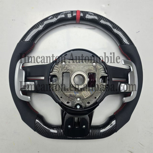 Nouveau produit : Volant perforé en cuir et fibre de carbone pour Mercedes Benz W177 W213 W204 C257 AMG - Product Image 6