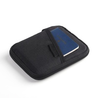 Portefeuille de voyage personnalisé, anti-RFID, en nylon Oxford, avec porte-cartes