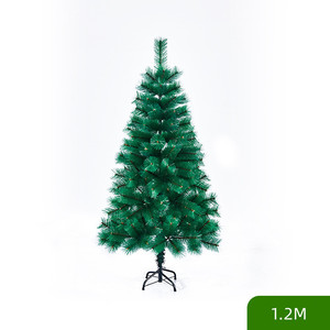 Sang trọng 1.2m 1.8m 1.8m 2.1m mã hóa PVC Thông kim màu xanh lá cây nhân tạo cây Giáng sinh - Product Image 6