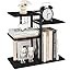 Desktop Shelf Organizer, 4-Tier Wooden <b>Desk</b> Bookshelf, <b>Small</b> Tabletop Book Shelf, Adjustable Display Rack for Home - Product Image 2