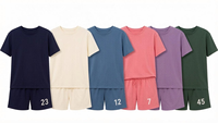 Ensemble chemise et short assortis, impression de logo personnalisé, vente en gros, enterrement de vie de garçon, enterrement de vie de jeune fille, team building, vêtements de plage, tailles S-5XL, fournisseur OEM ODM
