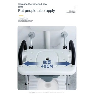 Elderly Folding Handicap Foldable <b>Bath</b> Shower Seat Chair for Senior and Disabled - Product Image 5