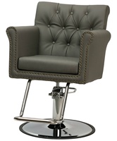 Master Barber Chair Rolling Swivel Styling Muebles de corte de pelo para salones Spas Escuelas Hoteles con función de masaje