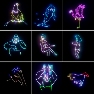 LED Stage Laser Light DJ Party Lighting <strong>DMX</strong> <strong>Control</strong> 3D Animation <strong>RGB</strong> Projector Remote Disco Club Wedding Show High CRI 95 IP44 - Product Image 6