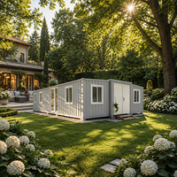 Maisons conteneurs extensibles de haute qualité, assemblage rapide, maison modulaire résistante aux intempéries pour usage résidentiel et commercial