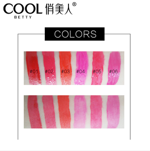 Raffreddare Betty Impermeabile di Lunga Durata Liquido Opaco Rossetto Facile Da Trasportare 6 Colori Mini Lip Gloss 3.2g di Velluto red Lip Tint Trucco - Product Image 3