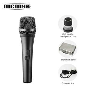 Micrófono Dinámico con Cable para Karaoke en Casa, para Tocar Guitarra y Cantar, Conector XLR, Portátil, Hecho de Metal - Product Image 2