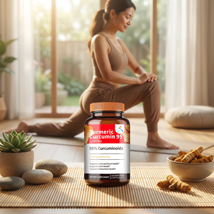 Extrait naturel de curcuma <span class=keywords><strong>en</strong></span> capsules de curcumine pour la mobilité des articulations et le soulagement de la douleur, soutien OEM ODM, complément pur de curcuminoïdes - Product Image 1