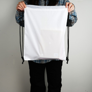 Tùy chỉnh bền <span class=keywords><strong>Polyester</strong></span> Dây Kéo Túi tái sử dụng Nylon tùy chỉnh Dây Kéo Túi ba lô chống thấm nước với biểu tượng cá nhân - Product Image 4