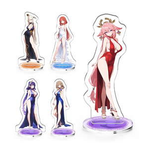 <span class=keywords><strong>Genshin</strong></span> impatto personalizzato rende il tuo Design doppio lato stampa trasparente personalizzato Anime acrilico Standee - Product Image 2