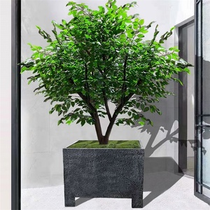 <span class=keywords><strong>Vaso</strong></span> da fiori in pietra arenaria leggera all'ingrosso vasi decorativi in calcestruzzo per piante e fiori - Product Image 2