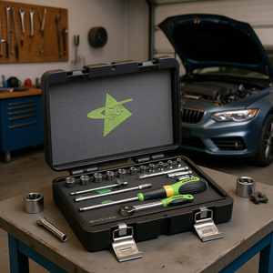 Fasangas <b>Socket</b> Wrench Set 18-Piece Metric Automotive Repair Tool Kit - Product Image 3