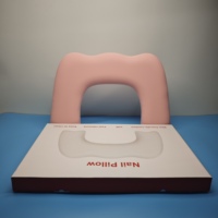 Nuevo Reposabrazos en Forma de U Personalizable 2025, de Cuero PU, Profesional, Plegable, con Lámpara UV LED para Manicura, para Salón de Uñas, 10 Piezas