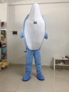 Costumes de mascotte de <span class=keywords><strong>dauphin</strong></span> bleu Hola pour adultes - Product Image 5