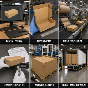 Fabricante <span class=keywords><strong>de</strong></span> Cajas <span class=keywords><strong>de</strong></span> Envío con Logotipo Impreso Personalizado <span class=keywords><strong>de</strong></span> Alta Calidad, Hechas con Materiales Ecológicos, Duraderas, Seguras y Reciclables - Product Image 6