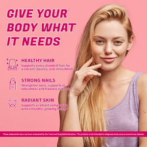 Suplemento Líquido de Biotina y Colágeno, Vitaminas para la Piel y las Uñas, Gotas de Biotina para el Crecimiento del Cabello - Product Image 4