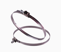 Collier de serrage rapide pour tuyau de ventilation à installation rapide