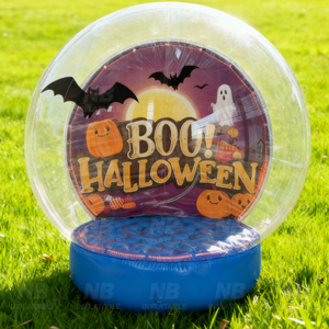 Decoraciones de Halloween, Globo de Nieve Inflable, Casa Pequeña Tipo Burbuja, Carpa Burbuja con Fotos de Fondo Personalizadas, Carpa Burbuja Inflable de PVC - Product Image 1