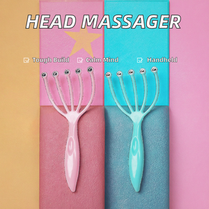 Massageador de Cabeça Zhedage WZS-001, Escova de Couro Cabeludo com Rolos e Garras de Cinco Dedos, Ferramenta de Cuidado Manual para Alívio do Estresse - Product Image 2